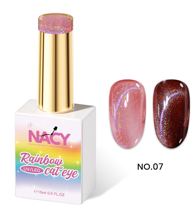 Nacy Rainbow Cat Eye Gel 0.5oz - 07