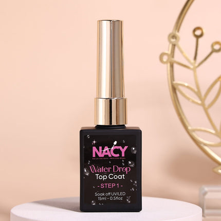 Nacy Water Drop Cat Eye Gel 0.5oz Top Coat-2 Steps Set