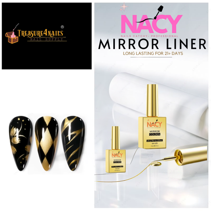 Nacy Line Art Mirror Golden 15ml