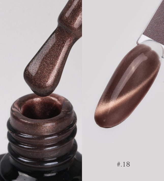 [COMING SOON] Nacy Coffee Mocha Crystal Cat Eye Gel 0.5oz - 018