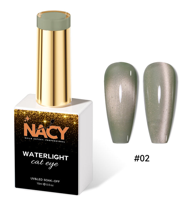 Nacy Water Light Moon Cat Eye Gel 0.5oz - 02