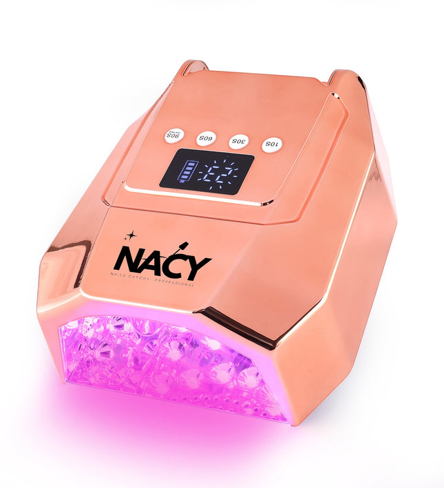 Nacy Pro Series Cordless Led UV Lamp 96W - Rose Gold Color