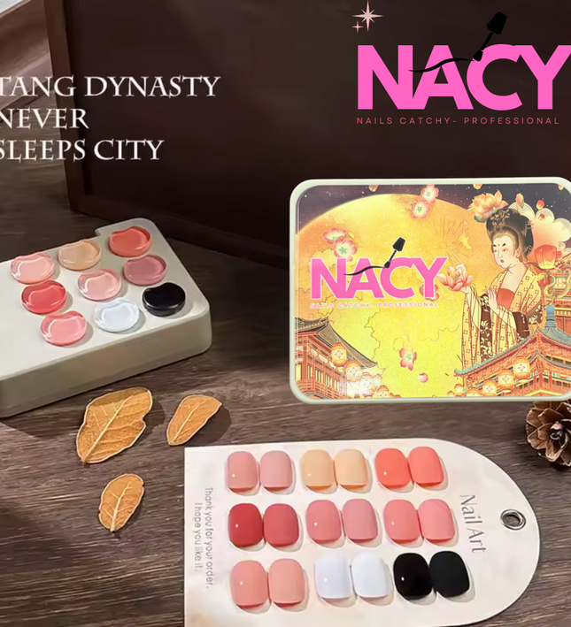 Nacy Ombre UV Gel Art Set 9 Color - TANG DYNASTY NEVER SLEEP CITY