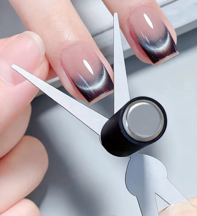 Nacy French V Shape Strong Magnet Cat Eye Tool