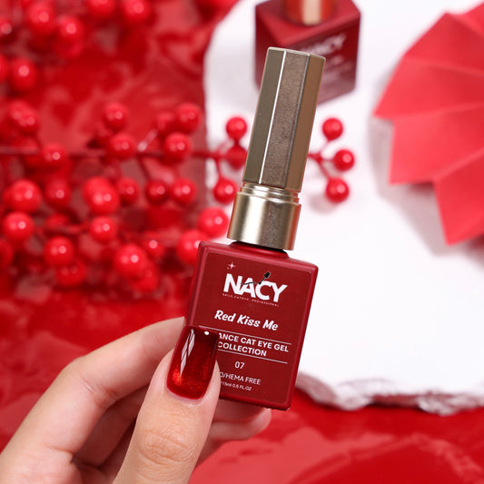 Nacy Ruby Red Cat Eye Gel 0.5oz - 07