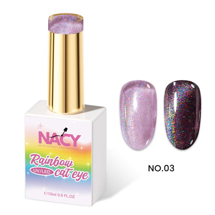 Nacy Rainbow Cat Eye Gel 0.5oz - 03