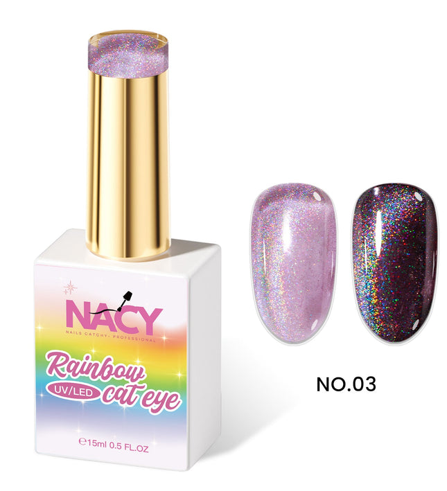 Nacy Rainbow Cat Eye Gel 0.5oz - 03