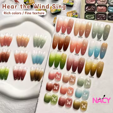 Nacy Ombre UV Gel Art Set 9 Color - Hear The Wind Sing