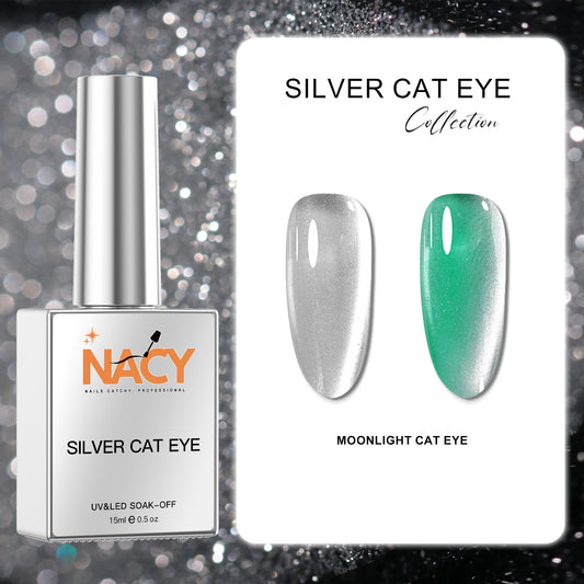 Nacy Cat Eye Silver "Moonlight " 0.5oz Gel - 03