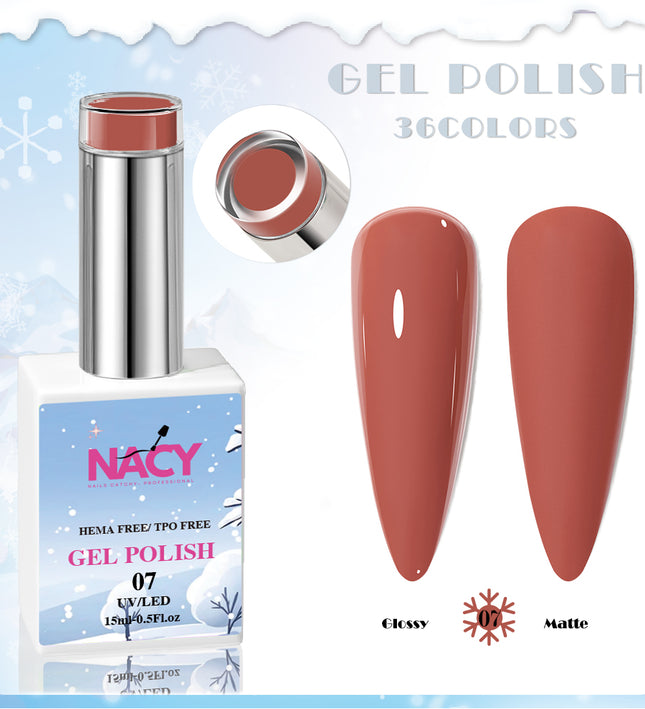 Nacy Winter Gel Color HEMA / TPO free 0.5oz - 07