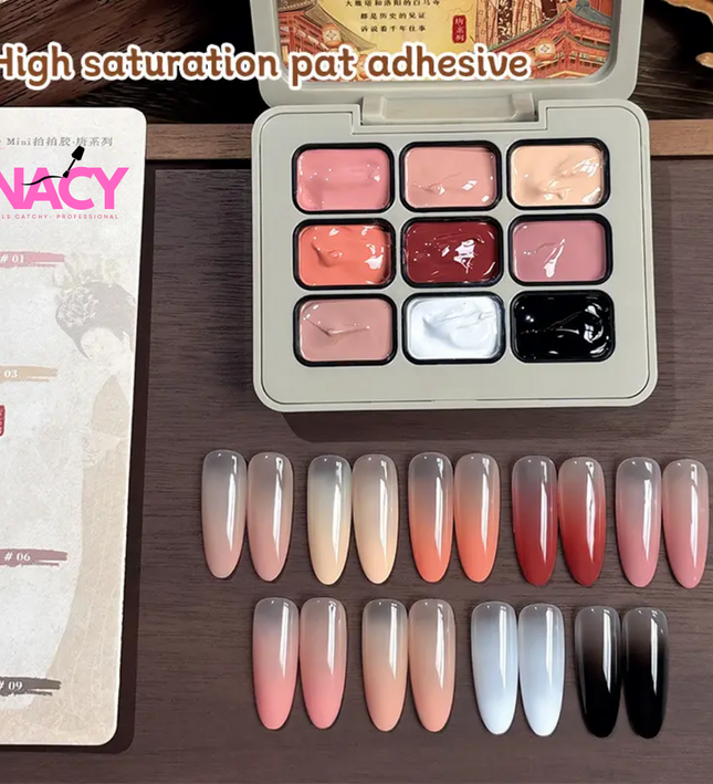 Nacy Ombre UV Gel Art Set 9 Color - TANG DYNASTY NEVER SLEEP CITY