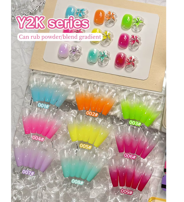 Nacy Ombre UV Gel Art Set 9 Color - Y2K Series