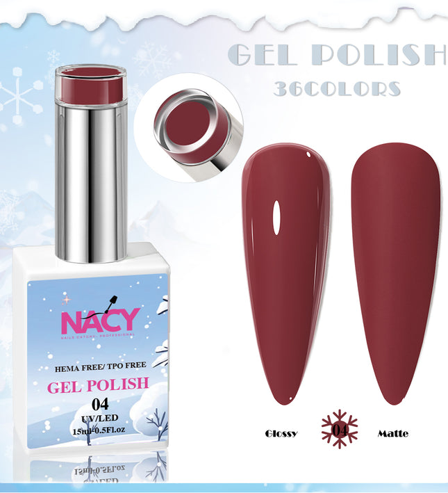 Nacy Winter Gel Color HEMA / TPO free 0.5oz - 04