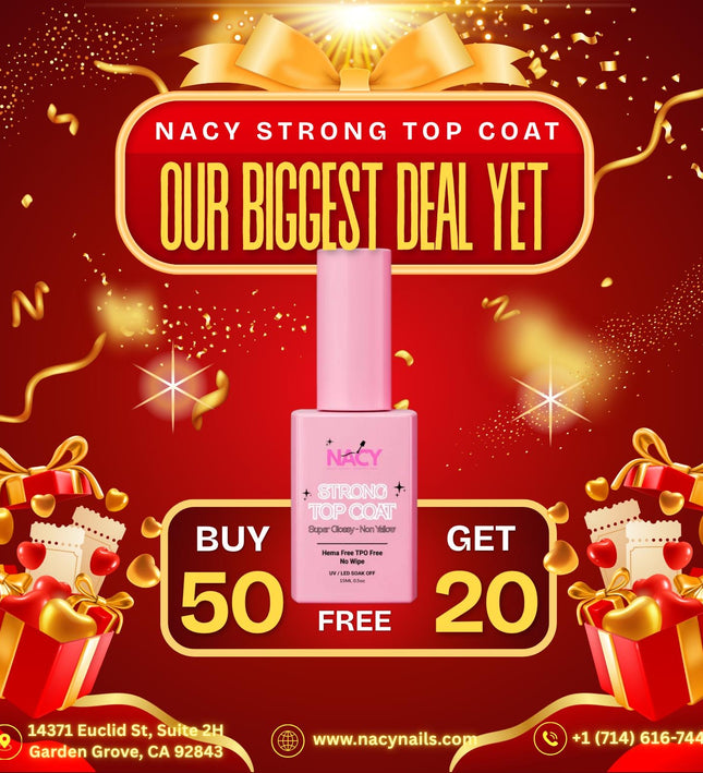 Nacy Shiny Strong Top Coat 0.5oz - Buy & Get Free Deals 🔥