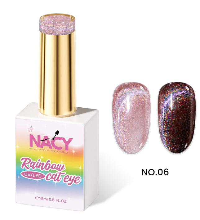 Nacy Rainbow Cat Eye Gel 0.5oz - 06