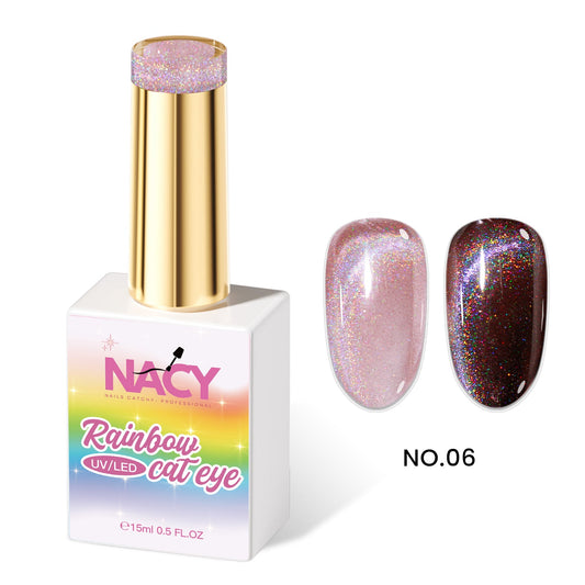 Nacy Rainbow Cat Eye Gel 0.5oz - Hema- Tpo Free 06