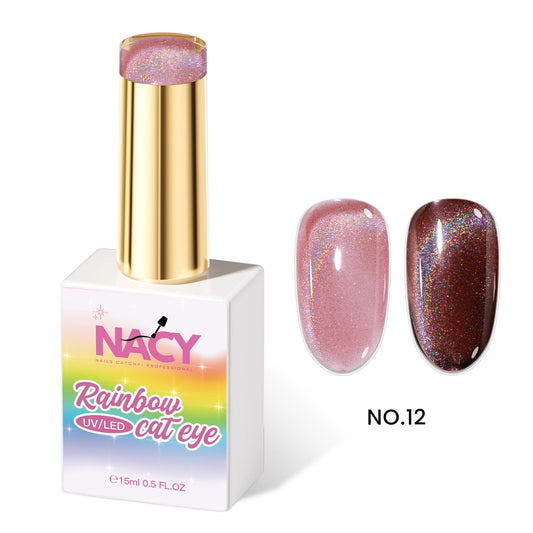 Nacy Rainbow Cat Eye Gel 0.5oz - Hema / Tpo Free -012