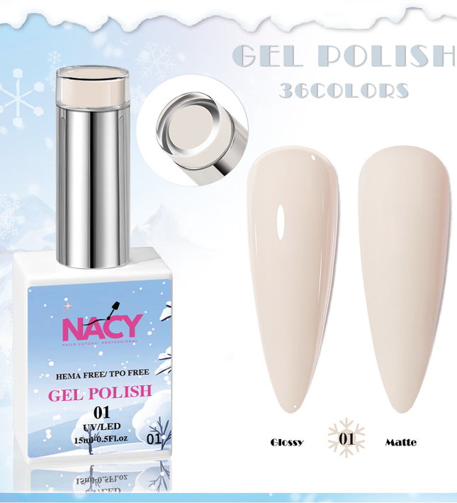 Nacy Winter Gel Color HEMA / TPO free 0.5oz - 01
