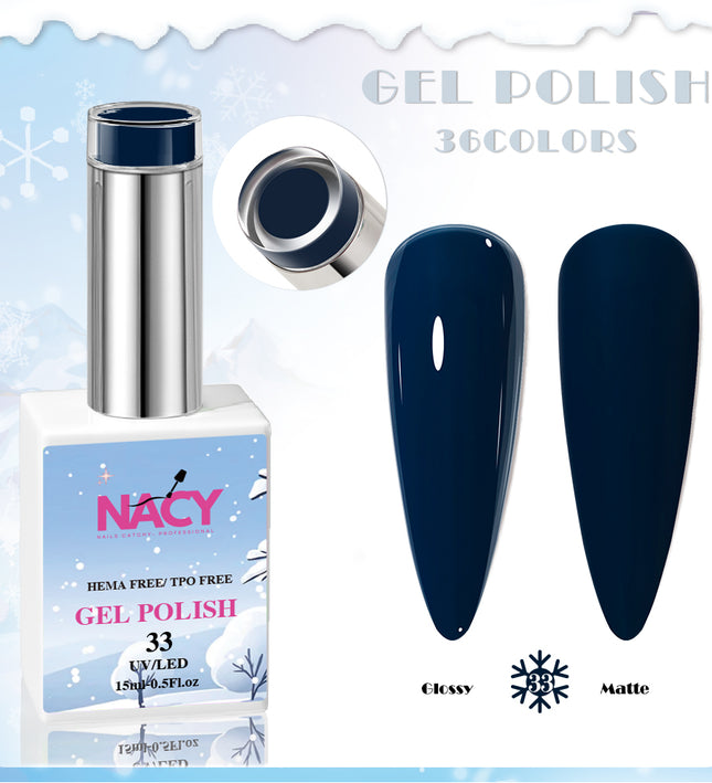 Nacy Winter Gel Color HEMA / TPO free 0.5oz - 033