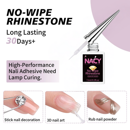 Nacy No-Wipe Rhinestone 0.5oz