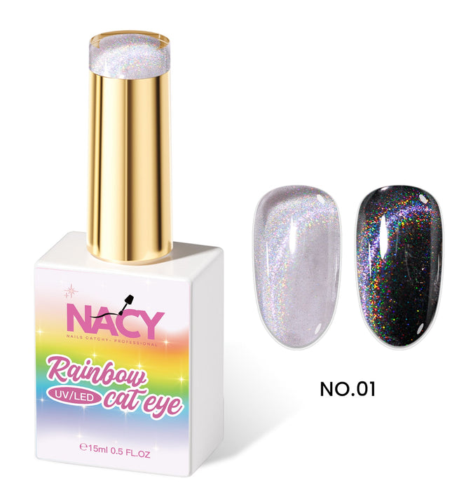 Nacy Rainbow Cat Eye Gel 0.5oz - 01