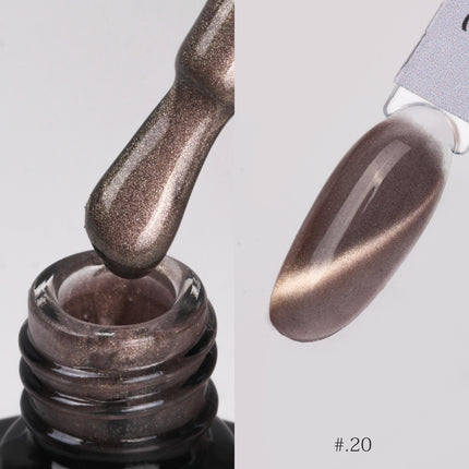 [COMING SOON] Nacy Coffee Mocha Crystal Cat Eye Gel 0.5oz - 020