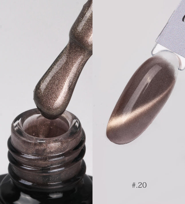 [COMING SOON] Nacy Coffee Mocha Crystal Cat Eye Gel 0.5oz - 020