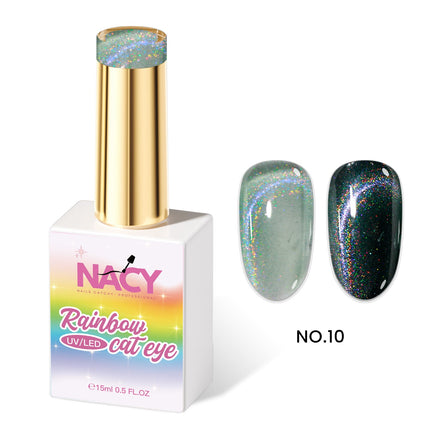 Nacy Rainbow Cat Eye Gel 0.5oz - Hema- Tpo Free- 010