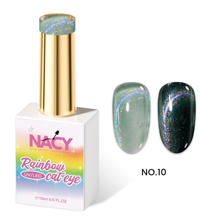 Nacy Rainbow Cat Eye Gel 0.5oz - Hema- Tpo Free- 010