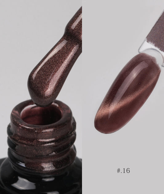Nacy Coffee Mocha Crystal Cat Eye Gel 0.5oz - 016