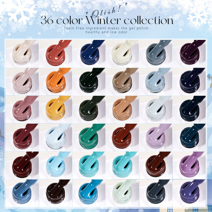 Nacy Full Set Winter Gel 36 Colors - HEMA TPO free / Free 1 Color Chart Display Book & Swatches