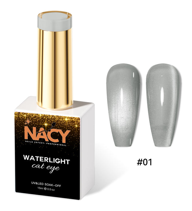 Nacy Water Light Moon Cat Eye Gel 0.5oz - 01
