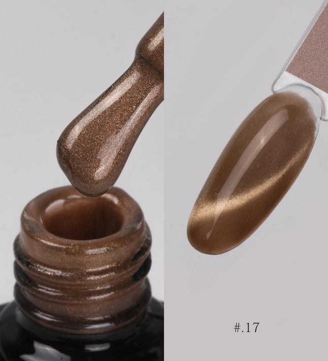 [COMING SOON] Nacy Coffee Mocha Crystal Cat Eye Gel 0.5oz - 017