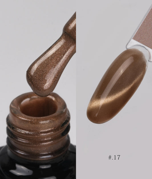 Nacy Coffee Mocha Crystal Cat Eye Gel 0.5oz - 017
