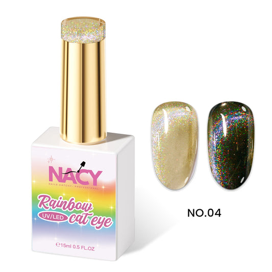 Nacy Rainbow Cat Eye Gel 0.5oz -  Hema- Tpo Free04