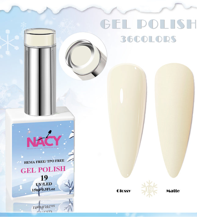 Nacy Winter Gel Color HEMA / TPO free 0.5oz - 019