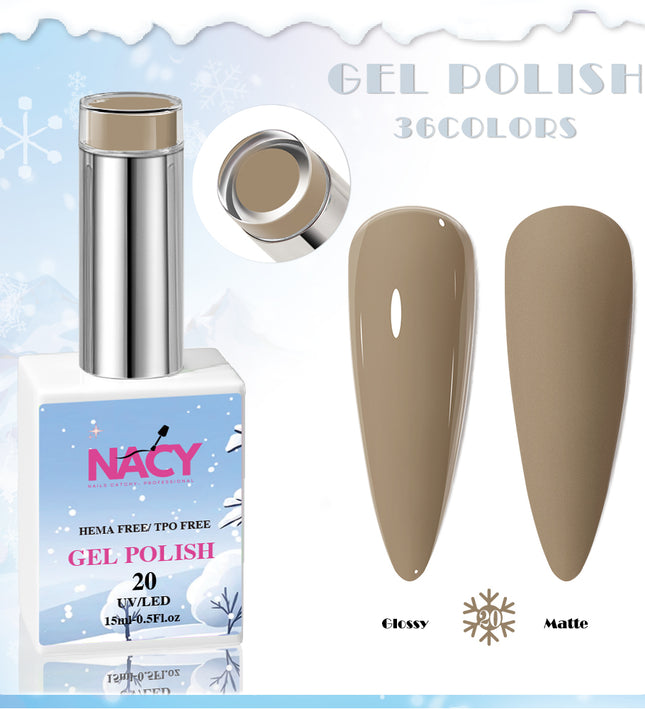 Nacy Winter Gel Color HEMA / TPO free 0.5oz - 020