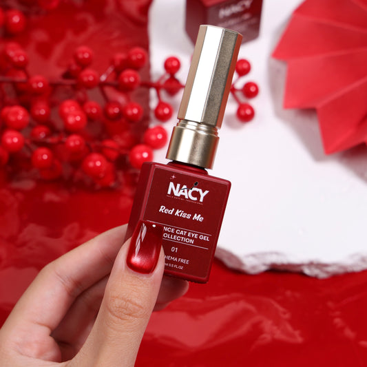 Nacy Ruby Red Cat Eye Gel 0.5oz - 03