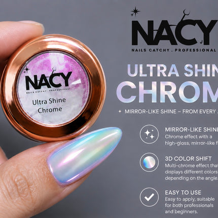 NACY Ultra Shine Chrome – Aurora Mirror Nail Pigment