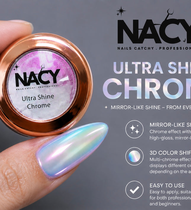 NACY Ultra Shine Chrome – Aurora Mirror Nail Pigment