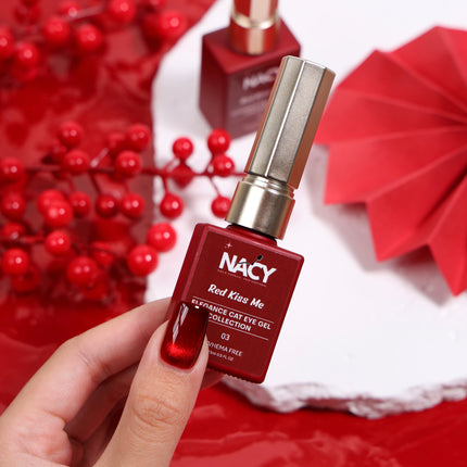 Nacy Ruby Red Cat Eye Gel 0.5oz - 03