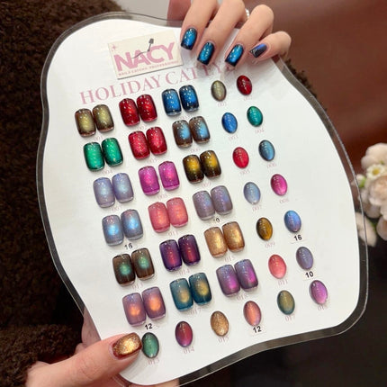 [Combo] Nacy Elegance Cat Eye 36 Colors Set - Free Ship + Buy 2 sets Get 1 set Free & Magnet