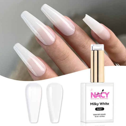 Nacy Milky White Gel 0.5oz - NA01