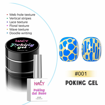 Nacy Poking Gel Color 01 + Poking Base Set