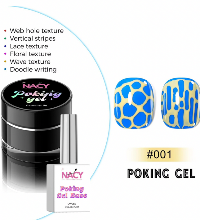 Nacy Poking Gel Color 01 + Poking Base Set