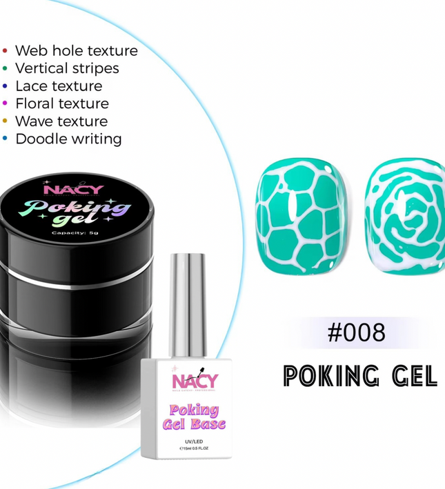 Nacy Poking Gel Color 08 + Poking Base Set