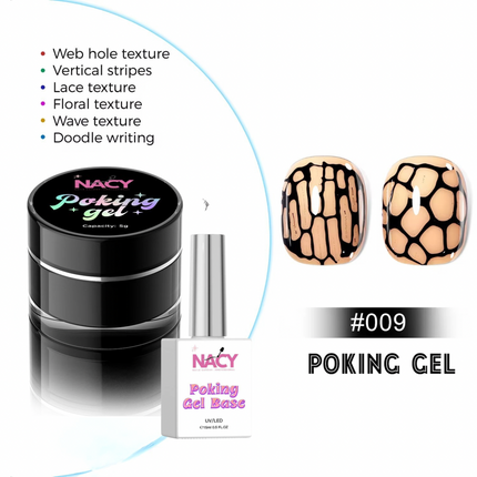 Nacy Poking Gel Color 09 + Poking Base Set