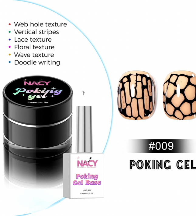 Nacy Poking Gel Color 09 + Poking Base Set