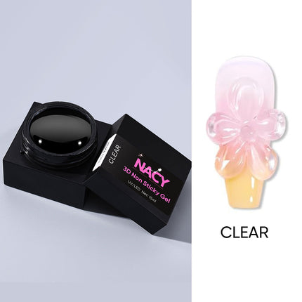Nacy 3D Non Sticky Gummy Gel Art in Jar - Clear