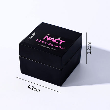 Nacy 3D Non Sticky Gummy Gel Art in Jar - White